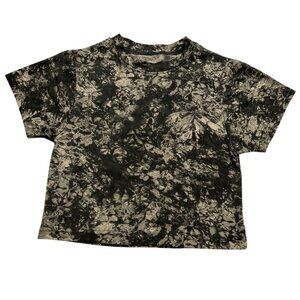 LEEY Crop T-Shirt in Khaki Beige